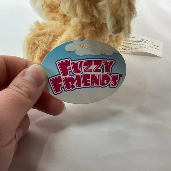 Fuzzy Friends Lamb Sheep Stuffed Plush Animal Toy 6” Soft With Tag Farm Flower - Picture 6 of 11